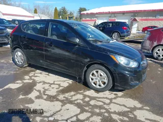 2013 Hyundai Accent GS with VIN KMHCT5AE9DU082462, listed as a IAAI auction lot 41642444 with 160,000 mi miles and . Bid and sale history available at DreamBid. Image 1.