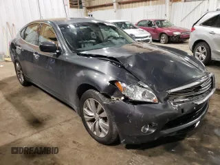2011 Infiniti M37 with VIN JN1BY1AR8BM376710, listed as a Copart auction lot 79975754 with 64,135 mi miles and Salvage Title. Bid and sale history available at carsss.com. Image 4.