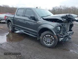 2020 Ford F-150 XL with VIN 1FTEW1E47LKF31050, listed as a IAAI auction lot 41812089 with 42,680 mi miles. Bid and sale history available at carsss.com. Image 1.