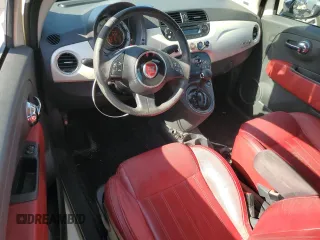 2012 FIAT 500 Gucci with VIN 3C3CFFER9CT174618, listed as a Copart auction lot 52387295 with 119,474 mi miles and Salvage Title. Bid and sale history available at carsss.com. Image 8.