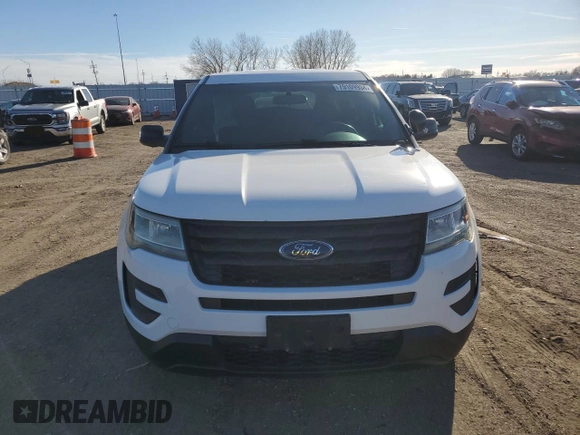 2016 Ford Utility Police Interceptor with VIN 1FM5K8AR0GGA12285, listed as a Copart auction lot 79109934 with 78,345 mi miles and Salvage Title. Bid and sale history available at carsss.com. Image 5.