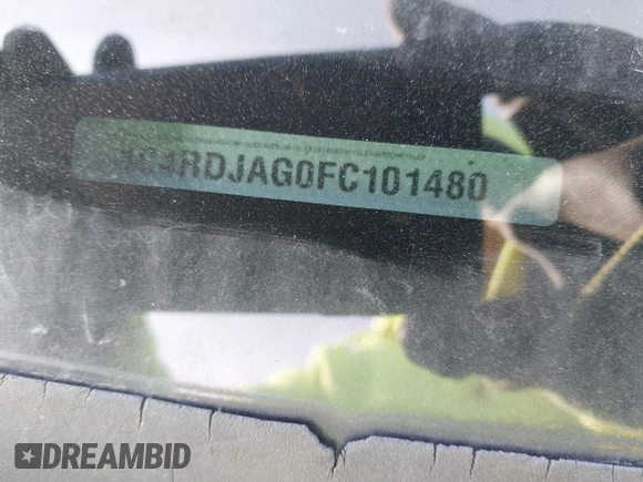 2015 Dodge Durango SXT with VIN 1C4RDJAG0FC101480, listed as a IAAI auction lot 41774278 with Not Provided miles and . Bid and sale history available at DreamBid. Image 9.