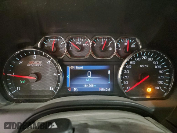 2014 Chevrolet Silverado 1500 LTZ with VIN 1GCVKSEC6EZ311790, listed as a Copart auction lot 89302785 with 164,208 mi miles and Salvage Title. Bid and sale history available at DreamBid. Image 9.