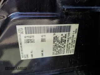 2014 Nissan Maxima S with VIN 1N4AA5AP0EC484709, listed as a Copart auction lot 50284655 with 120,795 mi miles and Clean Title. Bid and sale history available at DreamBid. Image 12.