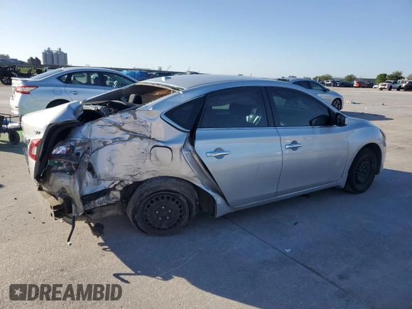 2015 Nissan Sentra SV with VIN 3N1AB7AP3FL694961, listed as a Copart auction lot 52306255 with 87,866 mi miles and Salvage Title. Bid and sale history available at carsss.com. Image 3.
