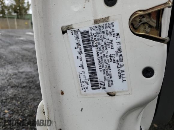 1994 Ford Taurus z VIN 1FALP5344RA291510, wystawiony jako Copart lot #43854925 z przebiegiem 69 067 mil mil oraz Tytuł czysty. Historia ofert i sprzedaży dostępna na DreamBid. Obrazek 12.