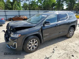2020 GMC Acadia SLT with VIN 1GKKNULS5LZ151452, listed as a Copart auction lot 57379345 with 90,606 mi miles and Salvage title. Bid and sale history available at DreamBid. Image 1.