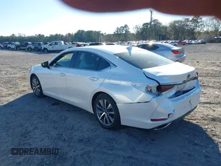2020 Lexus ES with VIN 58ADZ1B11LU076606, listed as a IAAI auction lot 41274145 with 93,074 mi miles. Bid and sale history available at carsss.com. Image 3.