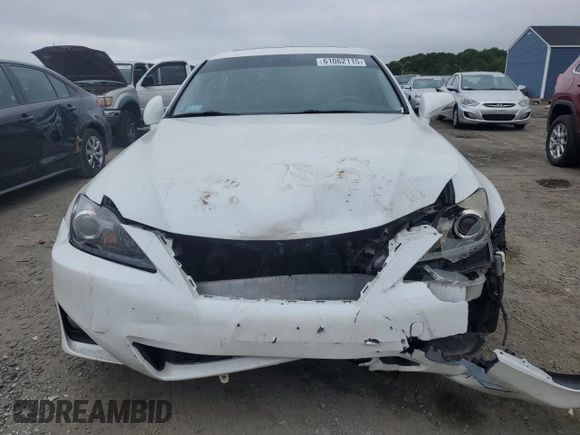 2013 Lexus IS 250 with VIN JTHCF5C22D5063811, listed as a Copart auction lot 61062115 with 154,854 mi miles and Clean title. Bid and sale history available at DreamBid. Image 5.