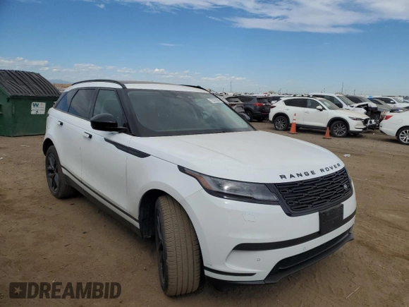 2024 Land Rover Range Rover Velar S with VIN SALYJ2EX3RA378086, listed as a Copart auction lot 72570894 with 17,122 mi miles and Salvage Title. Bid and sale history available at DreamBid. Image 4.