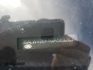 2016 Land Rover Range Rover Sport Autobiography с VIN SALWV2EF1GA569263, выставлен на аукционе Copart как лот 58666515 с пробегом Не указан миль и На запчасти • Non repairable. История ставок и продаж доступна на DreamBid. Изображение 12.