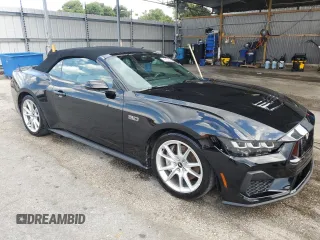 2024 Ford Mustang GT Premium with VIN 1FAGP8FF3R5122913, listed as a Copart auction lot 58345505 with 26,603 mi miles and Clean title. Bid and sale history available at DreamBid. Image 4.