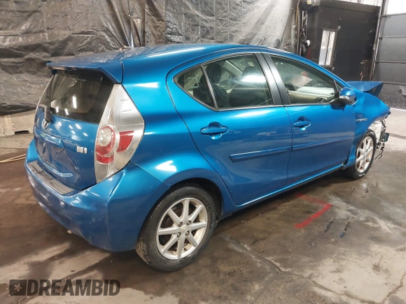 2013 Toyota Prius One with VIN JTDKDTB31D1038875, listed as a IAAI auction lot 41467424 with 275,000 mi miles and . Bid and sale history available at DreamBid. Image 4.