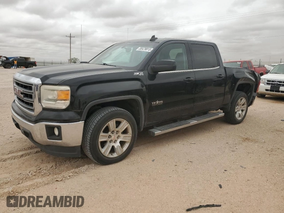 2015 GMC Sierra 1500 SLE z VIN 3GTU2UEC5FG432495, wystawiony jako Copart lot #55479815 z przebiegiem 97 615 mil mil oraz Szkoda całkowita • Salvage title. Historia ofert i sprzedaży dostępna na DreamBid. Obrazek 1.