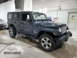 2018 Jeep Wrangler JK Unlimited Sahara with VIN 1C4HJWEG2JL835901, listed as a Copart auction lot 74591474 with 20,389 mi miles and Salvage Title. Bid and sale history available at carsss.com. Image 4.