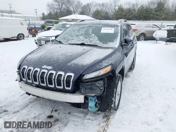 2014 Jeep Cherokee Altitude with VIN 1C4PJMCB9EW187288, listed as a IAAI auction lot 41320161 with 169,534 mi miles and . Bid and sale history available at DreamBid. Image 18.
