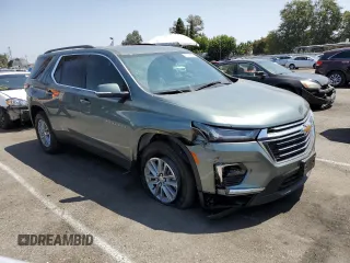 2023 Chevrolet Traverse LT Cloth with VIN 1GNERGKW4PJ294455, listed as a Copart auction lot 67974524 with 7,178 mi miles and Salvage Title. Bid and sale history available at carsss.com. Image 4.