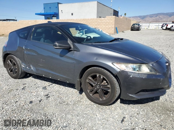 2014 Honda CR-Z with VIN JHMZF1D45ES001809, listed as a Copart auction lot 44928165 with 206,044 mi miles and Salvage Title. Bid and sale history available at DreamBid. Image 4.