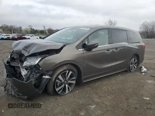 2019 Honda Odyssey Elite с VIN 5FNRL6H98KB067891, выставлен на аукционе Copart как лот 51681405 с пробегом 42 525 миль миль и Списание • Salvage title. История ставок и продаж доступна на DreamBid. Изображение 1.