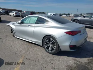2018 Infiniti Q60 Luxe with VIN JN1CV7EK9JM200275, listed as a IAAI auction lot 41269284 with 72,673 mi miles and . Bid and sale history available at carsss.com. Image 3.