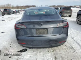 2023 Tesla Model 3 with VIN 5YJ3E1EA7PF417200, listed as a Copart auction lot 46475995 with 85,873 mi miles and Salvage Title. Bid and sale history available at DreamBid. Image 6.