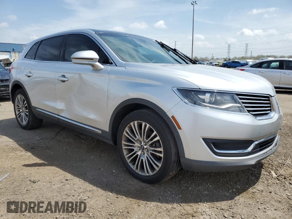2016 Lincoln MKX Reserve with VIN 2LMTJ8LR2GBL60494, listed as a Copart auction lot 55028745 with 153,624 mi miles and Clean Title. Bid and sale history available at carsss.com. Image 4.