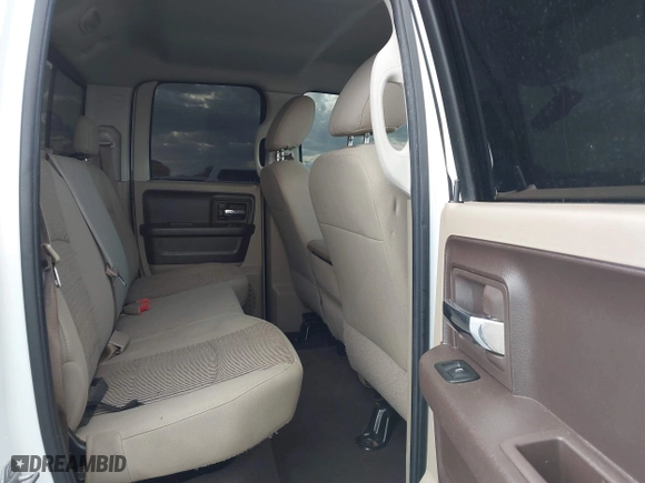 2010 Dodge Ram 1500 SLT with VIN 1D7RB1GT3AS141602, listed as a IAAI auction lot 41593437 with 252,154 mi miles. Bid and sale history available at carsss.com. Image 8.