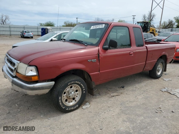 1998 Ford Ranger XL with VIN 1FTYR14U5WPB63948, listed as a Copart auction lot 51537275 with 198,874 mi miles and Clean Title. Bid and sale history available at carsss.com. Image 1.