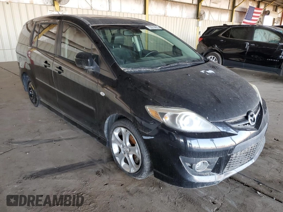2009 Mazda 5 Sport with VIN JM1CR293090328043, listed as a Copart auction lot 53914955 with Not provided miles and Salvage title. Bid and sale history available at DreamBid. Image 4.