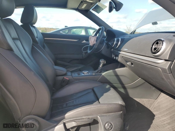 2015 Audi A3 2.0T Premium Plus with VIN WAU3FLFFXF1100101, listed as a Copart auction lot 81248814 with 73589 miles and Salvage Title. Bid and sale history available at carsss.com. Image 10.