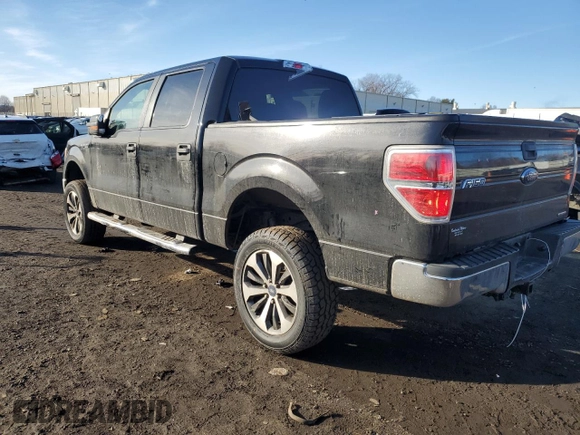 2012 Ford F-150 XL with VIN 1FTEW1CM2CFB29092, listed as a Copart auction lot 43718415 with 165,364 mi miles and Salvage Title. Bid and sale history available at carsss.com. Image 2.