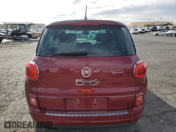 2015 FIAT 500L Easy with VIN ZFBCFABH9FZ036927, listed as a Copart auction lot 83903094 with 63,380 mi miles and Salvage title. Bid and sale history available at DreamBid. Image 6.