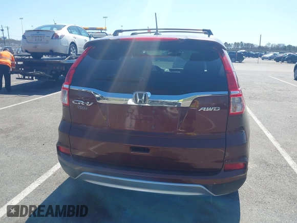 2015 Honda CR-V EX-L with VIN 2HKRM4H74FH616400, listed as a IAAI auction lot 42059162 with 120,636 mi miles and . Bid and sale history available at DreamBid. Image 16.