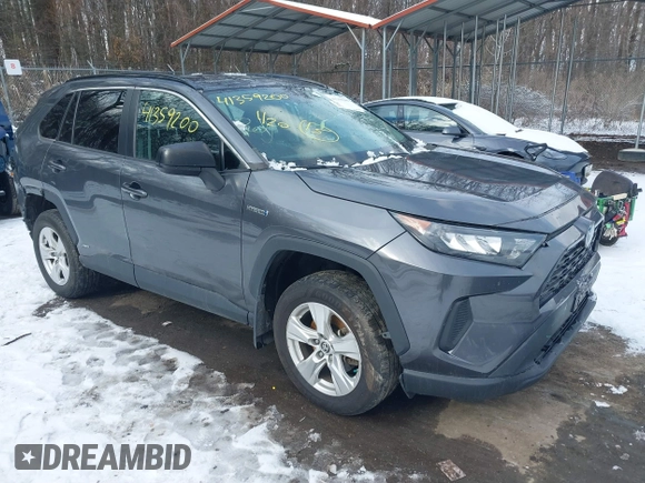 2021 Toyota RAV4 Hybrid LE with VIN 4T3LWRFV1MU025476, listed as a IAAI auction lot 41359200 with 70,468 mi miles and . Bid and sale history available at DreamBid. Image 1.