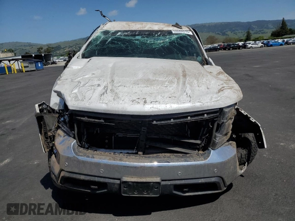 2021 Chevrolet Silverado 1500 LT with VIN 3GCUYDET6MG206476, listed as a Copart auction lot 53552215 with 130,103 mi miles and Salvage Title. Bid and sale history available at carsss.com. Image 5.