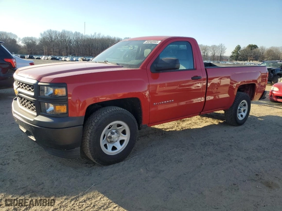 2015 Chevrolet Silverado 1500 Work Truck with VIN 1GCNCPEC2FZ387955, listed as a Copart auction lot 46046955 with 52,601 mi miles and Clean Title. Bid and sale history available at carsss.com. Image 1.