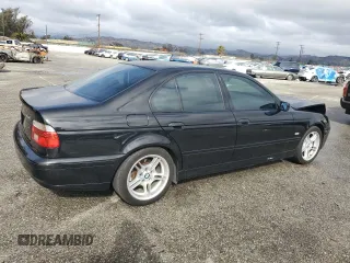2002 BMW 5 Series 540iA with VIN WBADN63422GN86602, listed as a Copart auction lot 43392445 with 159,974 mi miles and Salvage Title. Bid and sale history available at carsss.com. Image 3.
