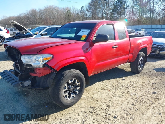 2018 Toyota Tacoma SR with VIN 5TFRX5GN9JX124598, listed as a IAAI auction lot 41666257 with 120,555 mi miles and . Bid and sale history available at DreamBid. Image 18.