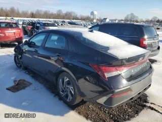 2025 Hyundai Elantra SEL Sport with VIN KMHLM4DG0SU905362, listed as a Copart auction lot 44497325 with 1,144 mi miles and Salvage Title. Bid and sale history available at carsss.com. Image 2.