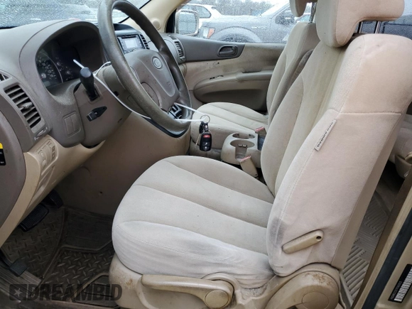 2007 Kia Sedona LX with VIN KNDMB233076160013, listed as a Copart auction lot 48625285 with 90,621 mi miles and Clean Title. Bid and sale history available at carsss.com. Image 7.