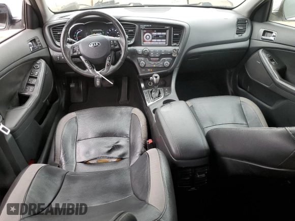 2013 Kia Optima Hybrid LX with VIN KNAGM4AD5D5057778, listed as a Copart auction lot 82169854 with 175,954 mi miles and Salvage Title. Bid and sale history available at carsss.com. Image 8.