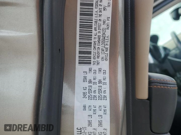 2016 Jeep Cherokee Limited z VIN 1C4PJLDS5GW234151, wystawiony jako Copart lot #59774905 z przebiegiem 141 298 mil mil oraz Szkoda całkowita • Salvage title. Historia ofert i sprzedaży dostępna na DreamBid. Obrazek 13.