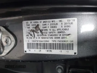 2010 Honda Accord LX z VIN 1HGCP2F30AA102840, wystawiony jako IAAI lot #41922528 z przebiegiem 147 318 mil mil oraz . Historia ofert i sprzedaży dostępna na DreamBid. Obrazek 9.