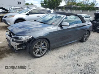 2016 BMW 2 Series M235i with VIN WBA1M1C55GV394370, listed as a Copart auction lot 50843504 with 55,672 mi miles. Bid and sale history available at carsss.com. Image 1.
