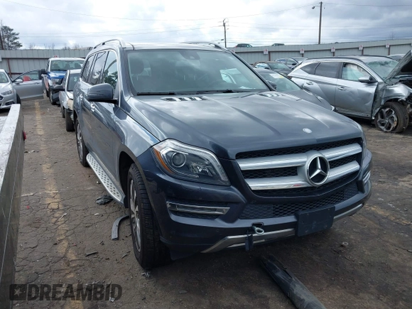 2015 Mercedes-Benz GL-Class GL 350 BlueTEC with VIN 4JGDF2EE1FA441750, listed as a IAAI auction lot 41716996 with 87,026 mi miles. Bid and sale history available at carsss.com. Image 1.