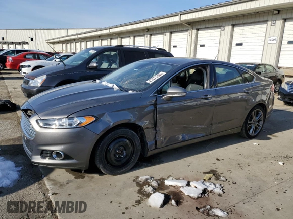 2014 Ford Fusion Titanium с VIN 3FA6P0K91ER218320, выставлен на аукционе Copart как лот 41871285 с пробегом 80 151 миль миль и На запчасти • Non repairable. История ставок и продаж доступна на DreamBid. Изображение 1.