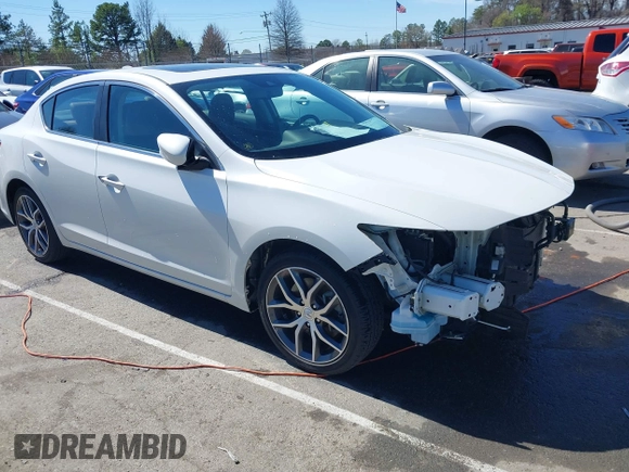 2019 Acura ILX w/Premium Pkg with VIN 19UDE2F74KA010449, listed as a IAAI auction lot 41822341 with 54,879 mi miles. Bid and sale history available at carsss.com. Image 1.