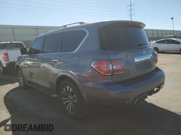 2020 Nissan Armada SV with VIN JN8AY2NDXLX017747, listed as a Copart auction lot 48585395 with 128,772 mi miles and Clean Title. Bid and sale history available at carsss.com. Image 2.