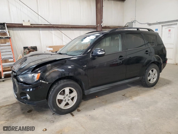 2011 Mitsubishi Outlander LS with VIN JA4JT3AX8BU607181, listed as a Copart auction lot 64453604 with 201,295 mi miles and Salvage Title. Bid and sale history available at carsss.com. Image 1.