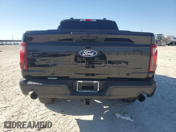 2024 Ford F-150 STX with VIN 1FTEW2LP8RFB79472, listed as a Copart auction lot 42255075 with 1,696 mi miles and Salvage Title. Bid and sale history available at carsss.com. Image 6.
